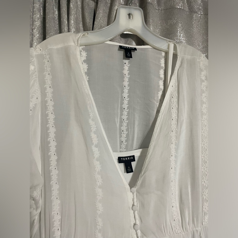 Torrid white dress